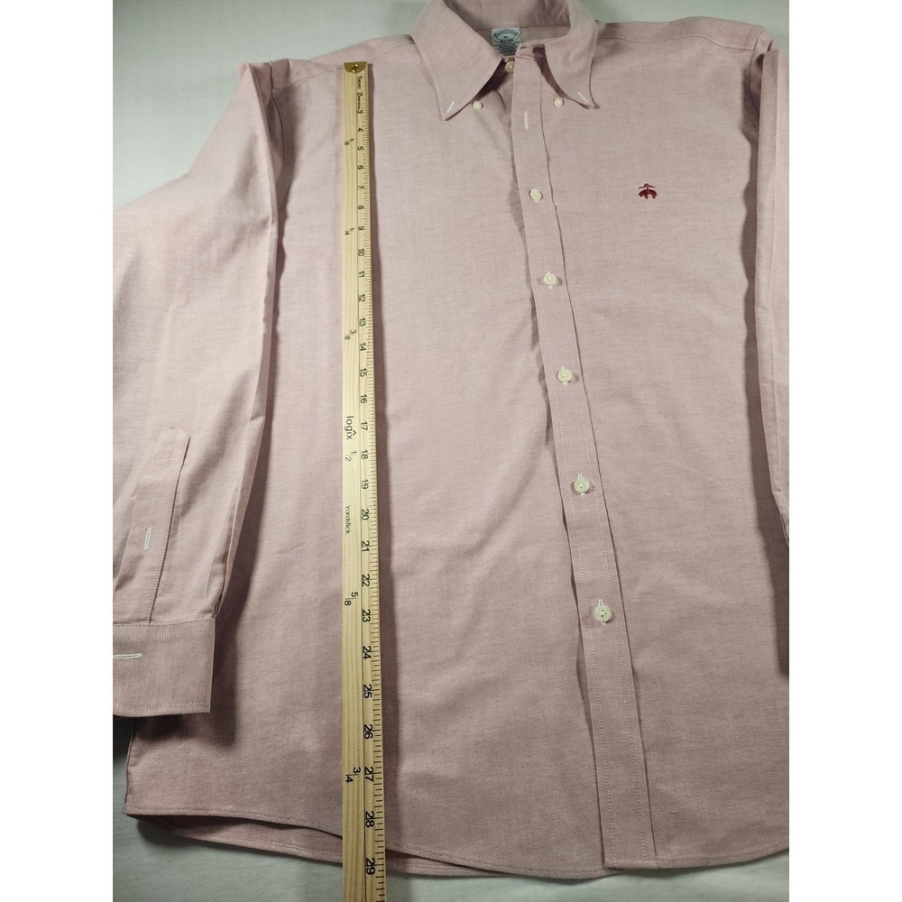 Brooks Brothers Regular Fit Long Sleeve Mens Size XL Oxford Dress Shirt - Picture 3 of 13